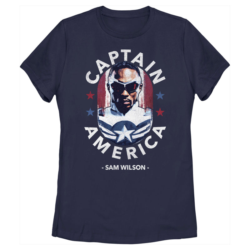 Women's Marvel The Falcon and the Winter Soldier Captain America Sam Wilson T-Shirt