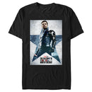 Men's Marvel The Falcon and the Winter Soldier Bucky Poster T-Shirt