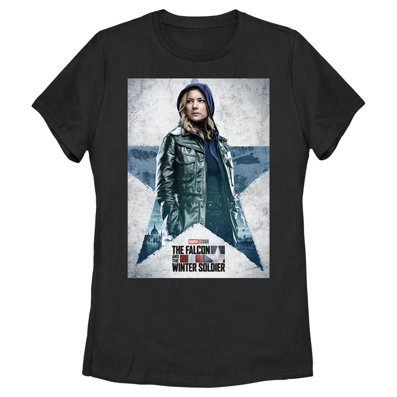 Women's Marvel The Falcon and the Winter Soldier Sharon Carter Poster T-Shirt