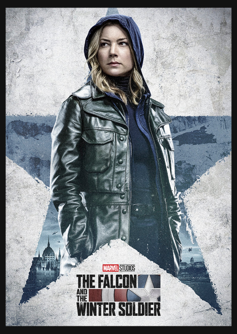 Girl's Marvel The Falcon and the Winter Soldier Sharon Carter Poster T-Shirt