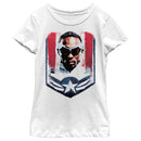 Girl's Marvel The Falcon and the Winter Soldier Captain America Falcon T-Shirt