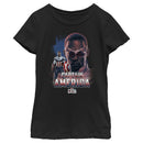 Girl's Marvel The Falcon and the Winter Soldier Captain America Stance T-Shirt