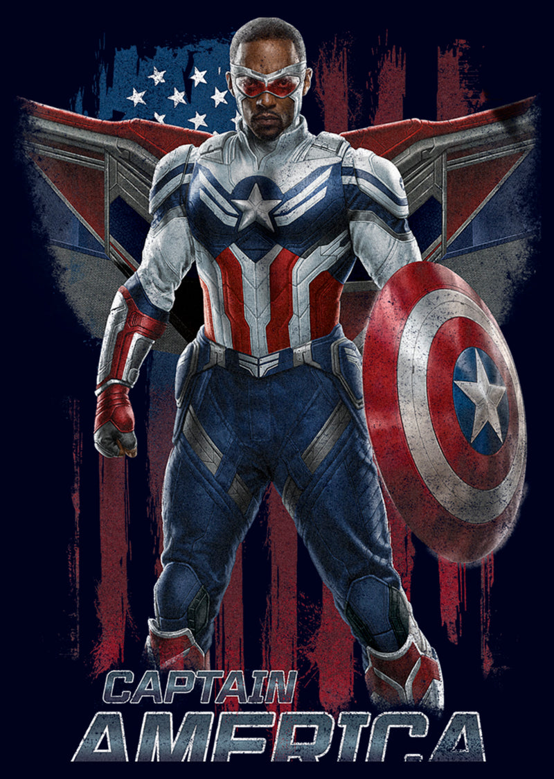 Men's Marvel The Falcon and the Winter Soldier Captain America Ready T-Shirt