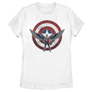 Women's Marvel The Falcon and the Winter Soldier Sam Wilson Shield T-Shirt