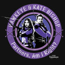 Girl's Marvel Hawkeye Partners, Am I Right? Stamp T-Shirt