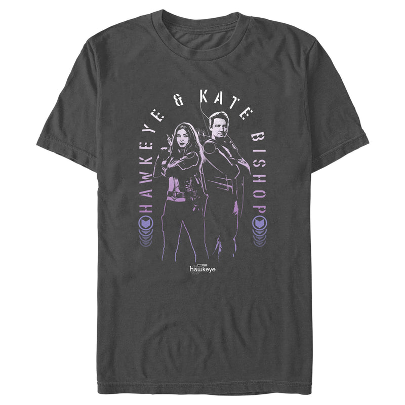 Men's Marvel Hawkeye Kate Bishop and Hawkeye T-Shirt