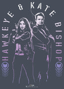 Women's Marvel Hawkeye Kate Bishop and Hawkeye Racerback Tank Top