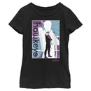 Girl's Marvel Hawkeye Purple Poster T-Shirt