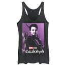 Women's Marvel Hawkeye Purple Portrait Racerback Tank Top