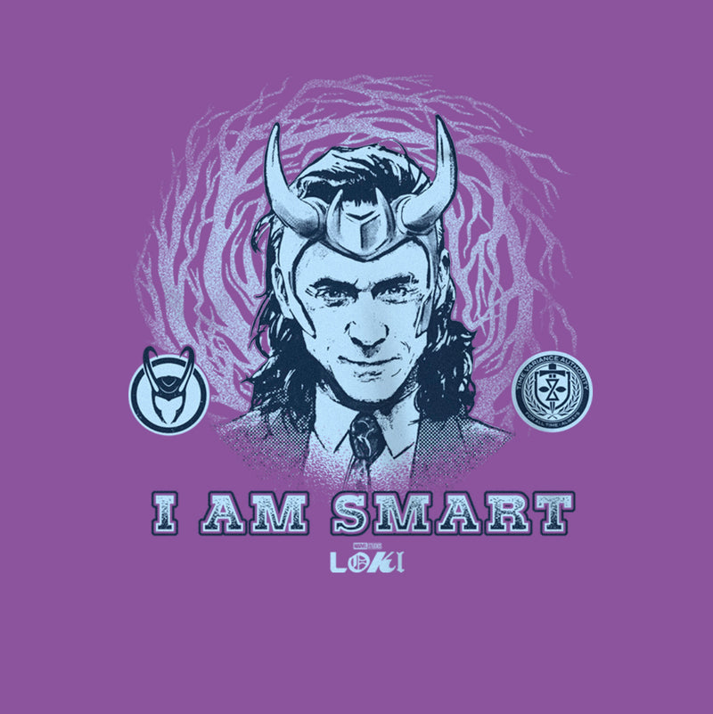 Girl's Marvel Loki I Am Smart T-Shirt