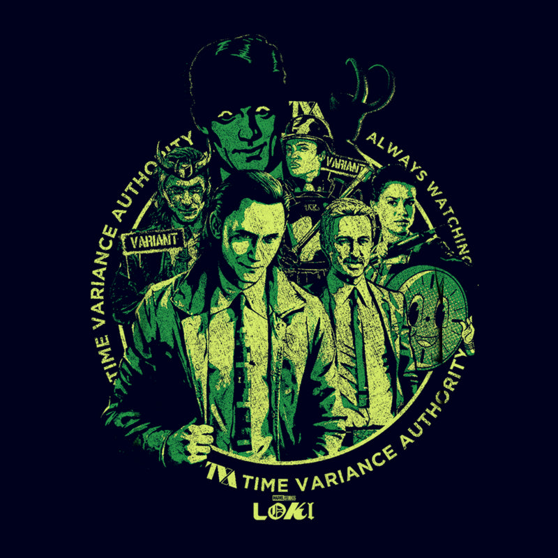 Junior's Marvel Loki Time Variance Authority Agents T-Shirt