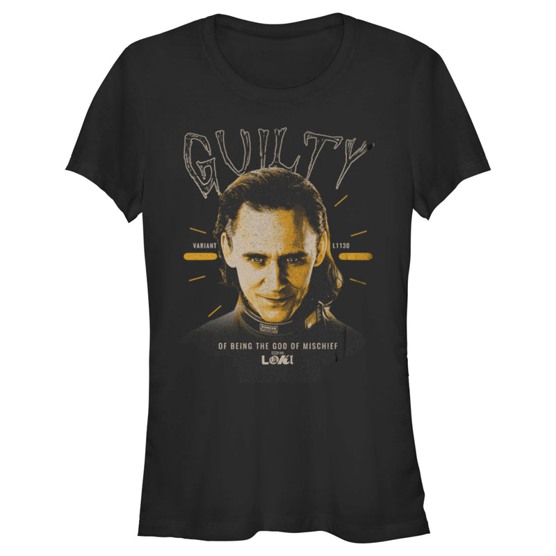 Junior's Marvel Loki Guilty T-Shirt