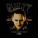 Junior's Marvel Loki Guilty T-Shirt