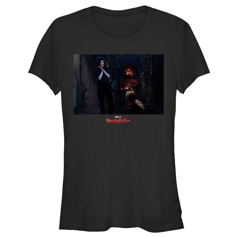 Junior's Marvel WandaVision Wanda and Agatha T-Shirt