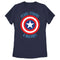 Women's Marvel Avengers Captain America Stars Stripes & Bravery T-Shirt