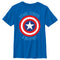Boy's Marvel Avengers Captain America Stars Stripes & Bravery T-Shirt