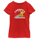 Girl's Garfield Lasagna is My Valentine T-Shirt