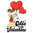 Men's Garfield Odie is My Valentine T-Shirt