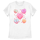 Women's Garfield Candy Hearts T-Shirt