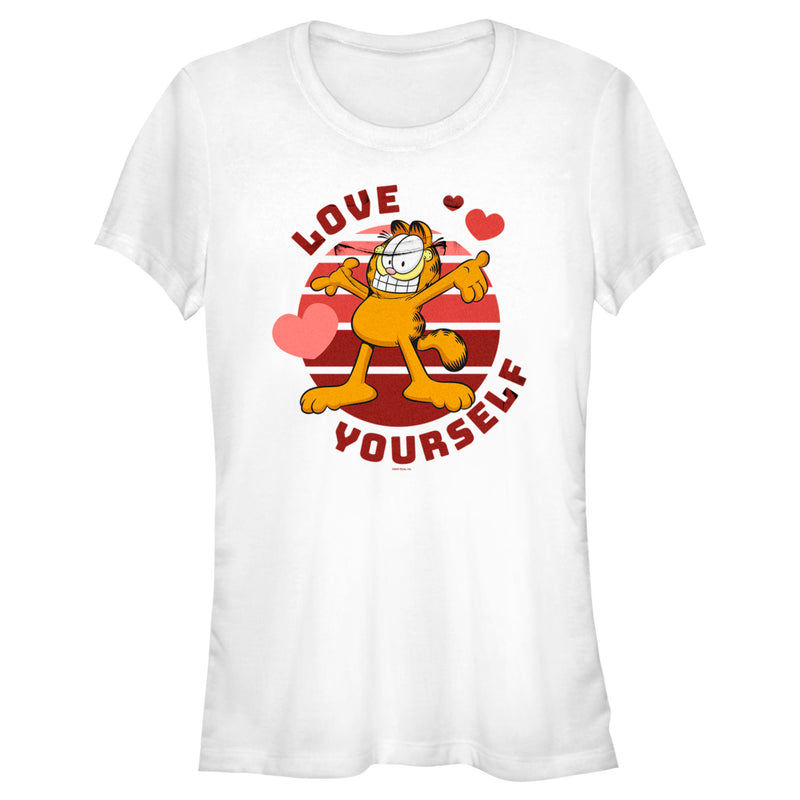 Junior's Garfield Love Yourself T-Shirt