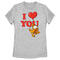 Women's Garfield I Heart You T-Shirt