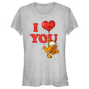 Junior's Garfield I Heart You T-Shirt
