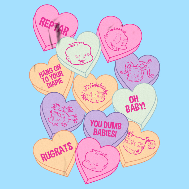 Men's Rugrats Candy Hearts T-Shirt