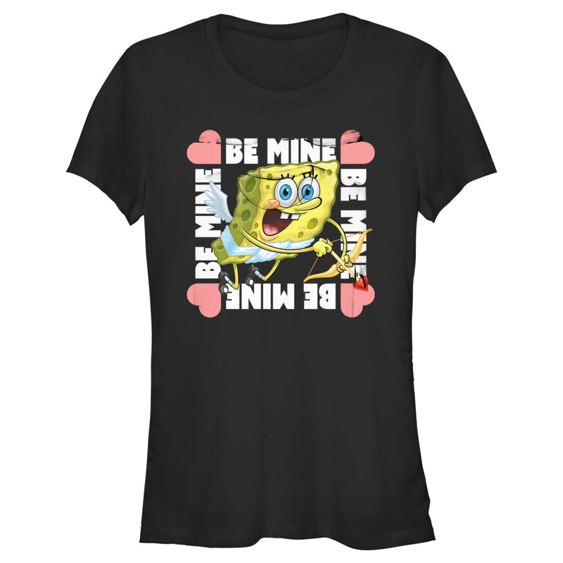 Junior's SpongeBob SquarePants Cupid Be Mine T-Shirt