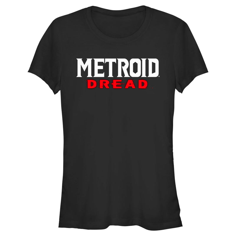 Junior's Nintendo Metroid Dread Logo T-Shirt