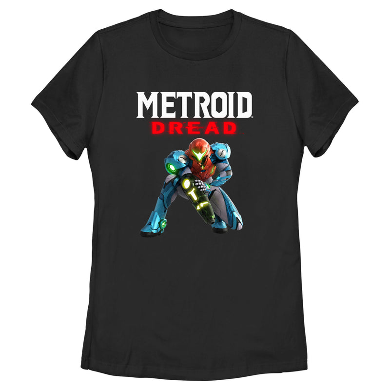 Women's Nintendo Metroid Dread Samus Stance T-Shirt