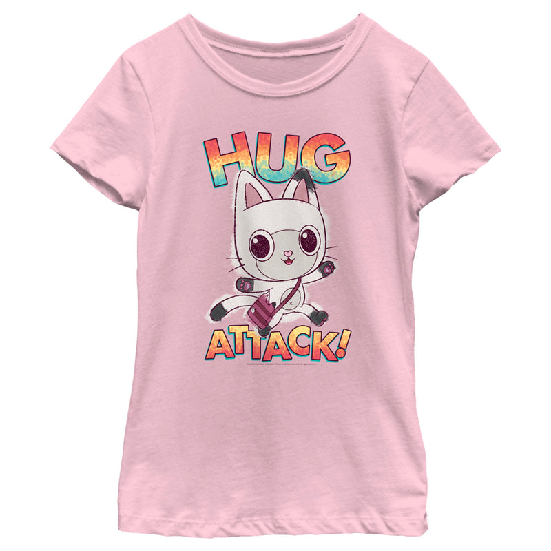 Girl's DreamWorks: Gabby's Dollhouse Hug Attack Pandy Paws T-Shirt