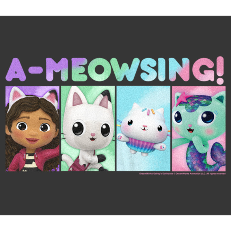 Boy's DreamWorks: Gabby's Dollhouse A-Meowsing Gabby and Friends T-Shirt