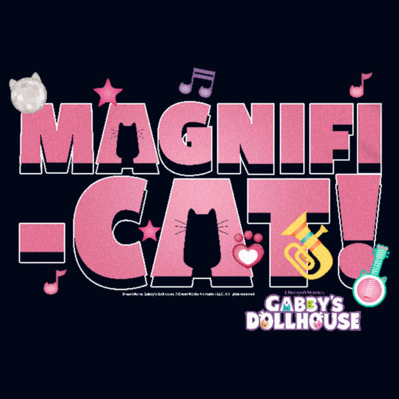 Girl's DreamWorks: Gabby's Dollhouse Magnifi-Cat! T-Shirt