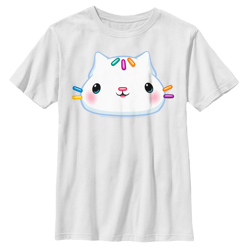 Boy's DreamWorks: Gabby's Dollhouse Cakey Paws Big Face T-Shirt