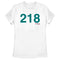 Women's Squid Game Player 218 T-Shirt