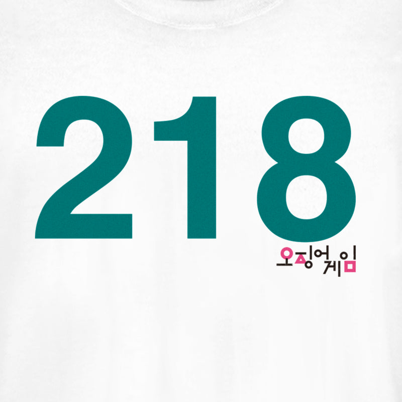 Junior's Squid Game Player 218 T-Shirt