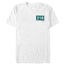 Men's Squid Game 218 Patch T-Shirt