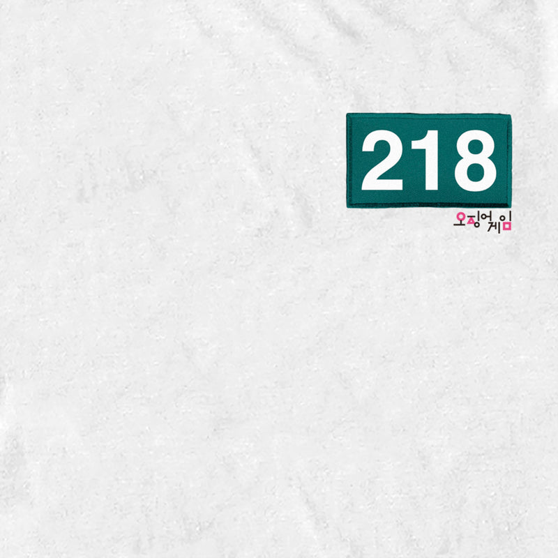 Men's Squid Game 218 Patch T-Shirt