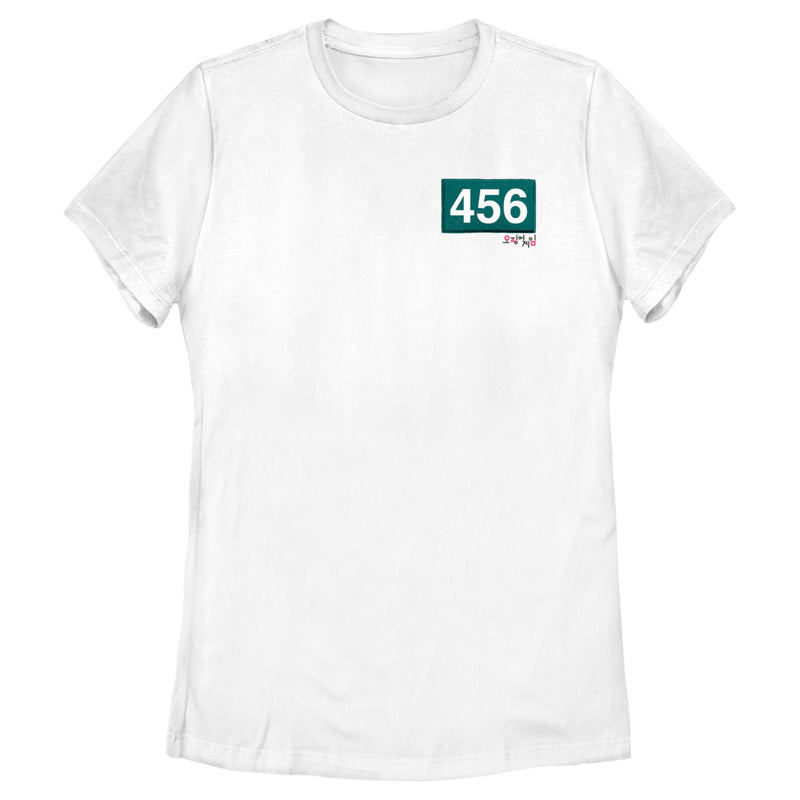 Women's Squid Game 456 Patch T-Shirt