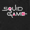 Men's Squid Game Distressed Logo Black T-Shirt