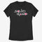 Women's Squid Game Distressed Logo Black T-Shirt