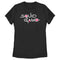 Women's Squid Game Distressed Logo Black T-Shirt