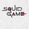Men's Squid Game Distressed Logo White T-Shirt