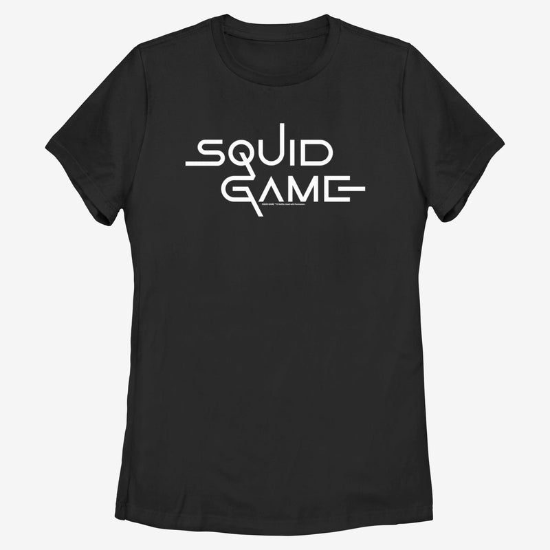 Women's Squid Game Logo Black T-Shirt