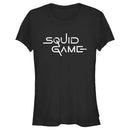 Junior's Squid Game Logo Black T-Shirt