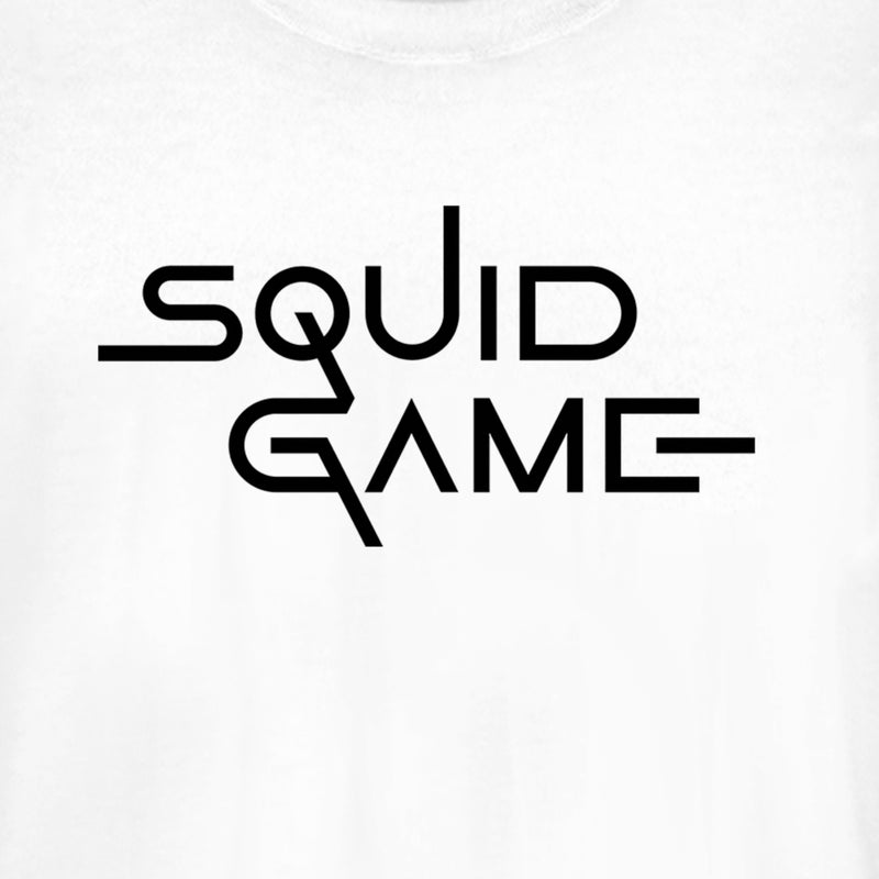 Junior's Squid Game Logo White T-Shirt