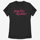 Women's Squid Game Logo Pink T-Shirt