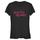 Junior's Squid Game Logo Pink T-Shirt