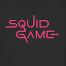 Junior's Squid Game Logo Pink T-Shirt