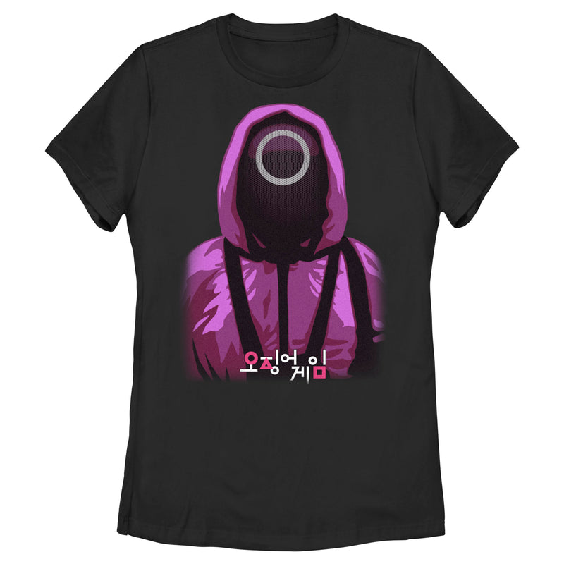 Women's Squid Game Circle Mask Worker T-Shirt